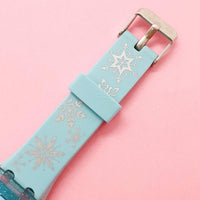 Vintage Disney Elsa & Anna Ladies Watch | Blue Digital Watch