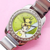 Vintage Disney Tinker Bell Ladies Watch | Green Dial Bracelet Watch