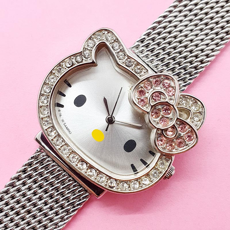 Vintage Hello Kitty Watch for Women | Cat Head Shaped Watch  display picture 1