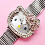 Vintage Hello Kitty Watch for Women | Cat Head Shaped Watch