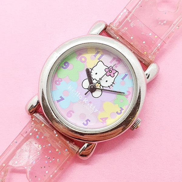 Vintage Hello Kitty Watch for Women | Pink Quartz Watch