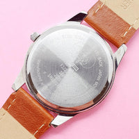 Vintage Elegant Smurf Watch for Women | Silver-tone Ladies Watch