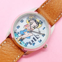 Vintage Silver-tone Betty Boop Watch for Women | 90s Quartz Watch