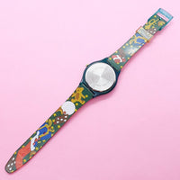Vintage Christmas UNICEF Watch for Women | Colorful Ladies Watch