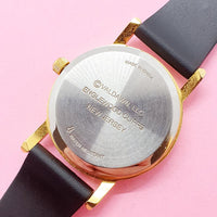 Vintage Valdawn with a Cow Watch for Women | Fun Gold-tone Watch