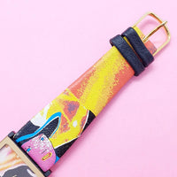 Vintage Colorful Cowboy Watch for Women | Abstract Quartz Watch