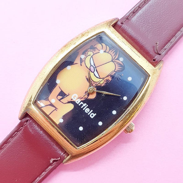 Vintage Gold-tone Garfield Watch for Women | Fun Character Watch