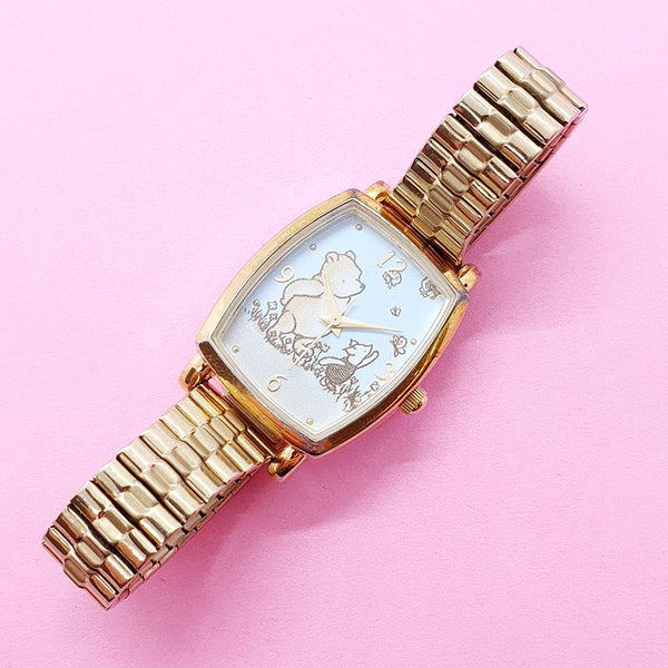 Timex ReWound Winnie the Pooh Gold Quartz Analog Leather Strap Watch –  Timex Rewound