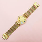 Vintage Swatch PAVED IN GOLD SFK127 Watch for Her | Swatch Skin