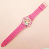 Vintage Swatch PINK LACQUERED SUOP100 Watch for Her | Swatch New Gent