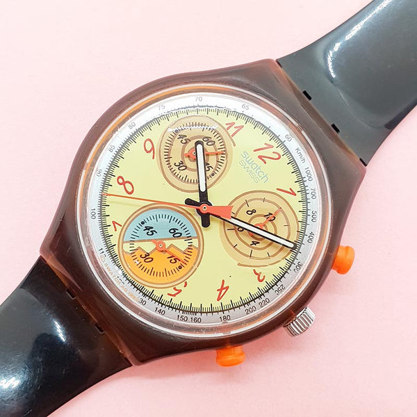 Vintage Swatch DANCING FEATHERS SCO100 Watch for Her | Swatch Chrono