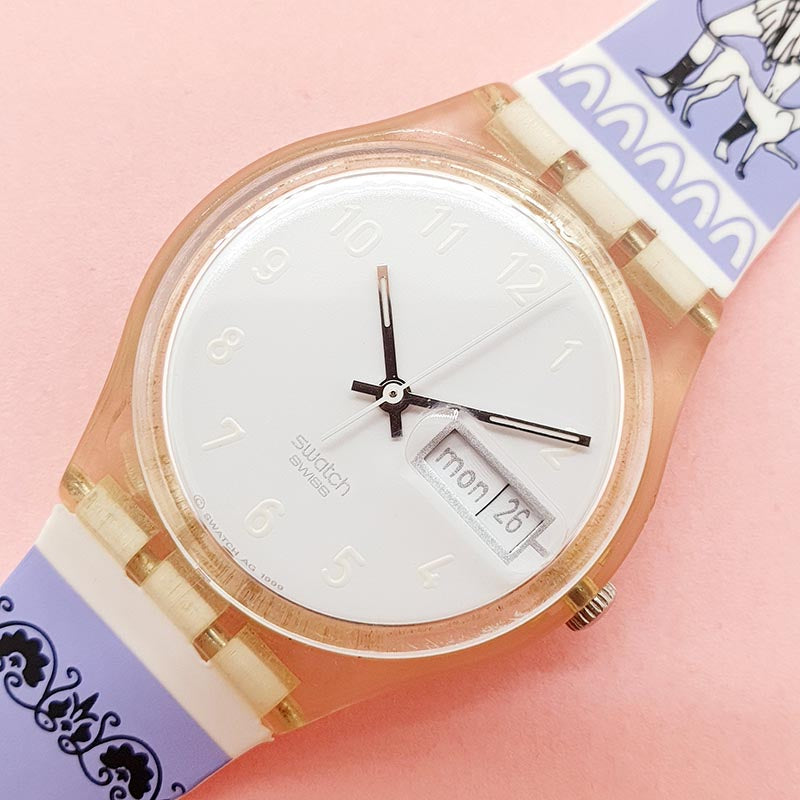 Swatch Watch GK733 SNOW COVERED Gents Quartz Swiss Circa