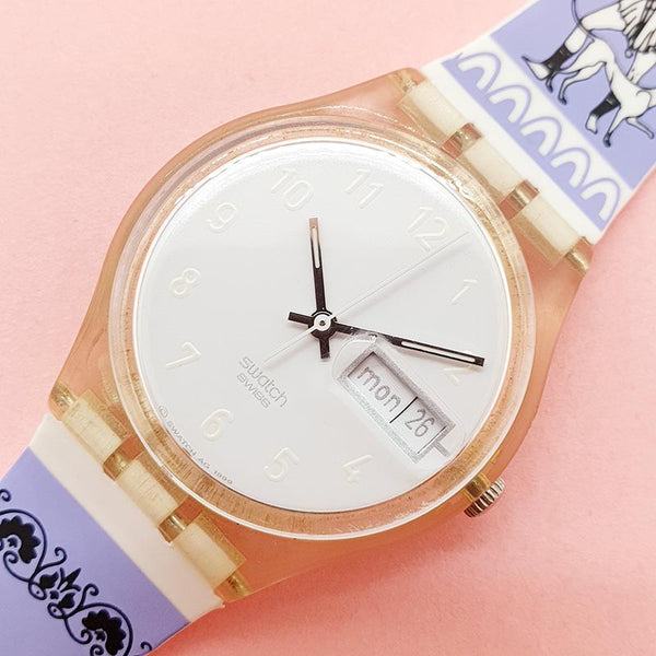 Vintage Swatch SNOWCOVERED GK733 Watch for Her | Swatch Gent