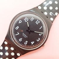 Vintage Swatch BLACK SUIT DOTS GB247K Watch for Her | Swatch Gent