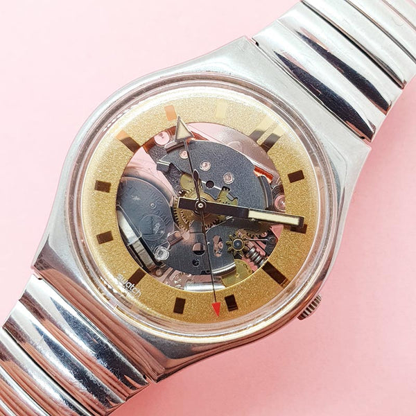 Vintage Swatch STEELTECH GY100 GY101 Watch for Her | Swatch Gent