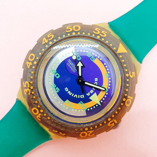 Vintage Swatch COMING TIDE SDJ100 Watch for Her | Swatch Scuba