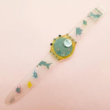 Vintage Swatch GLOWING ICE SCK411 Watch for Her | Swatch Chrono