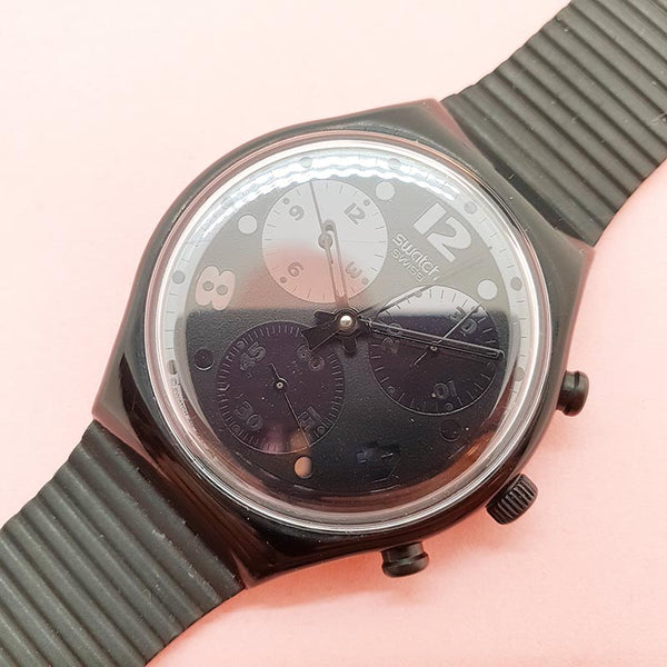 Vintage Swatch MOON SHADOW SCB110 Watch for Her | Swatch Chrono