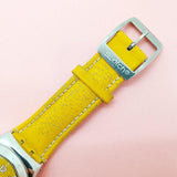 Vintage Swatch SECRET AGENT YELLOW YCS406 Watch for Her | Swatch Irony Chrono