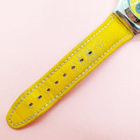 Vintage Swatch SECRET AGENT YELLOW YCS406 Watch for Her | Swatch Irony Chrono