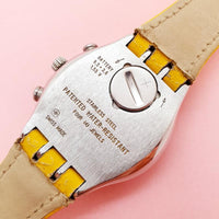 Vintage Swatch SECRET AGENT YELLOW YCS406 Watch for Her | Swatch Irony Chrono