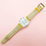 Vintage Swatch SECRET AGENT YELLOW YCS406 Watch for Her | Swatch Irony Chrono