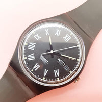 Vintage Swatch NERO GB722 Watch for Her | Swatch Gent