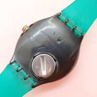 Vintage Swatch SHAMU BLACK SDB102 Watch for Her | Swatch Scuba