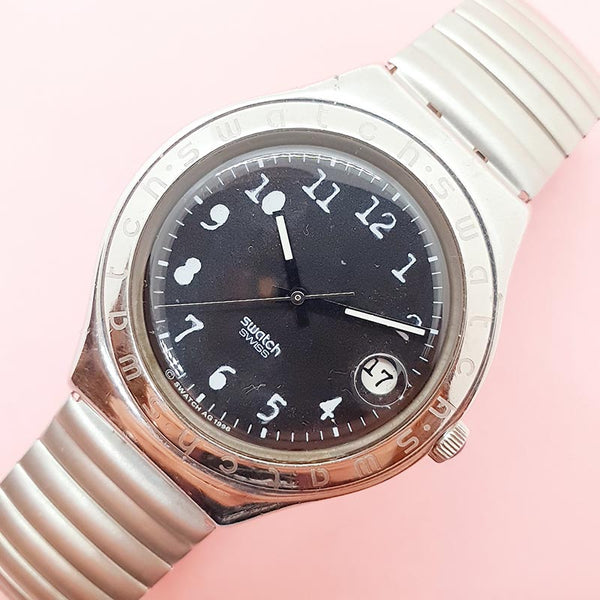 Vintage Swatch BLACK OROBKA YGS407 Watch for Her | Swatch Irony